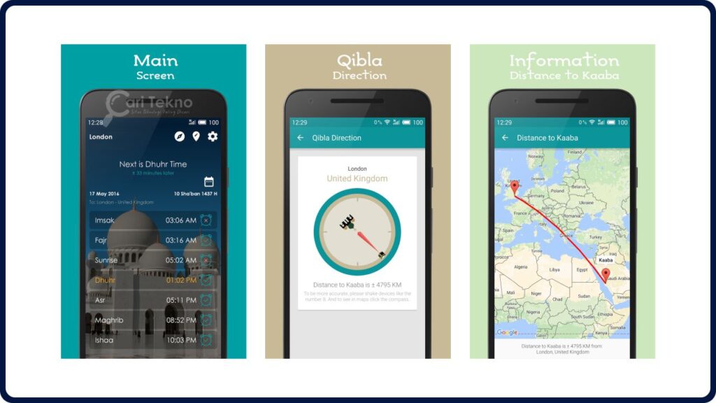 apps waktu solat terbaik prayer times, adhan, qibla