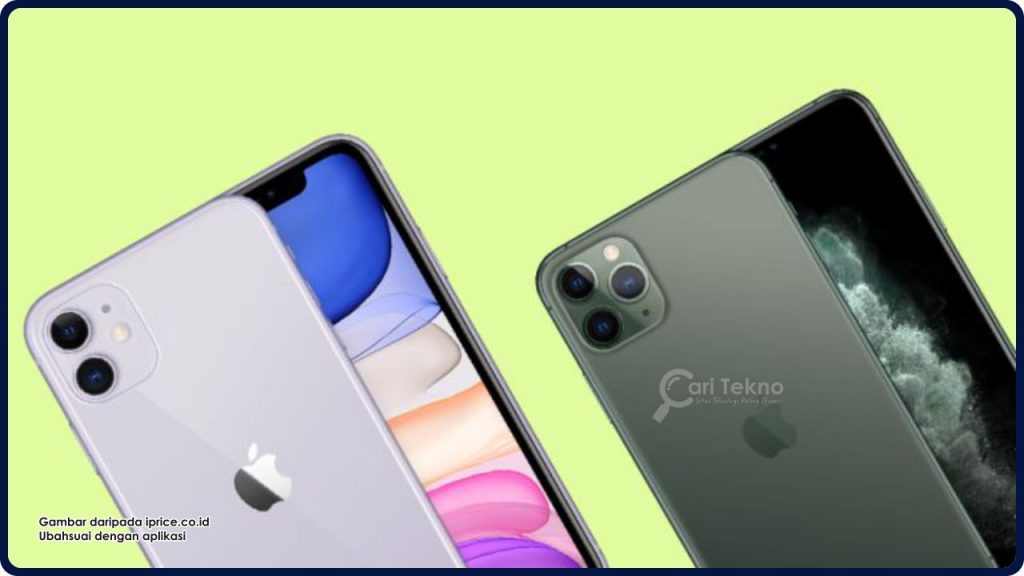 reka bentuk iphone 11 dan 12 pro