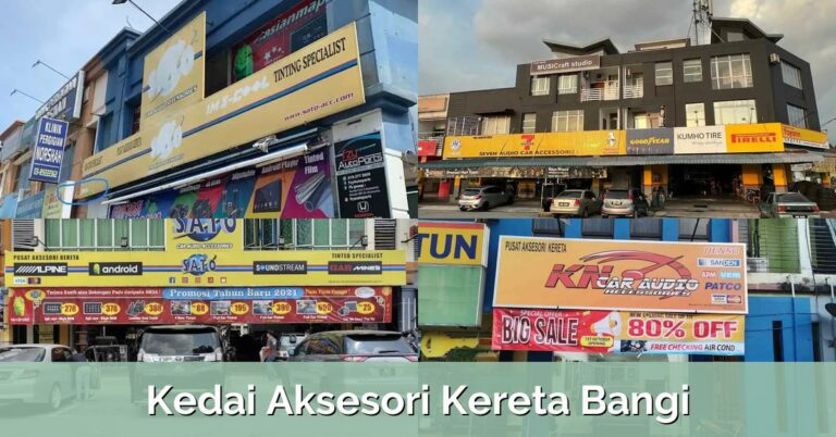 9 Kedai Aksesori Kereta Bangi