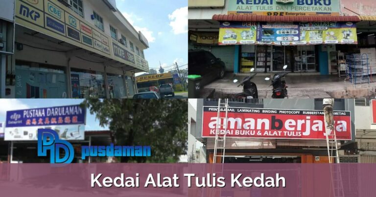 7 Kedai Alat Tulis Kedah