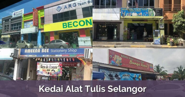 7 Kedai Alat Tulis Selangor