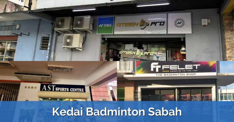 7 Kedai Badminton Sabah