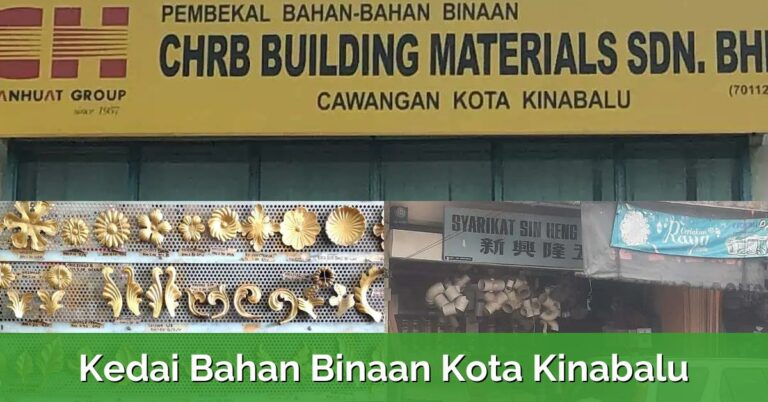 5 Kedai Bahan Binaan Kota Kinabalu