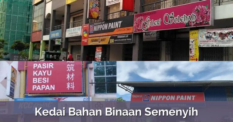 3 Kedai Bahan Binaan Semenyih