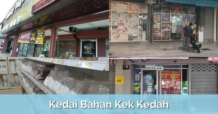 8 Kedai Bahan Kek Kedah