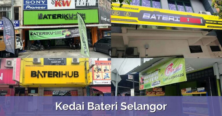 8 Kedai Bateri Selangor