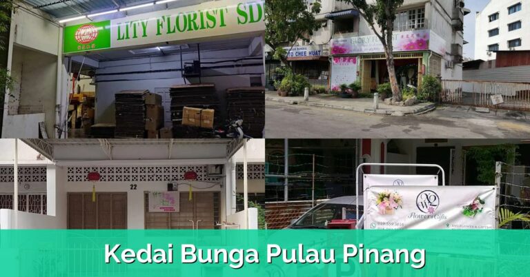 5 Kedai Bunga Pulau Pinang