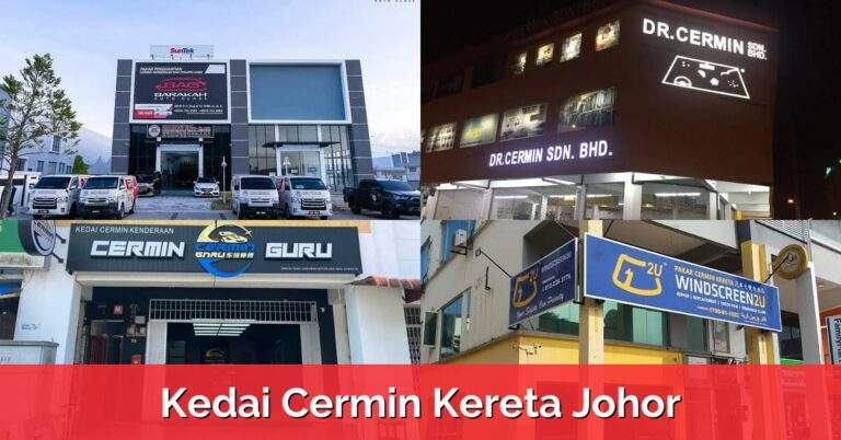 9 Kedai Cermin Kereta Johor