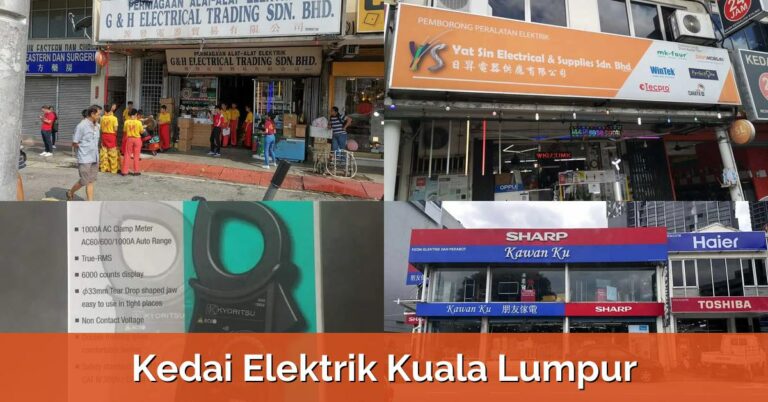 8 Kedai Elektrik Kuala Lumpur