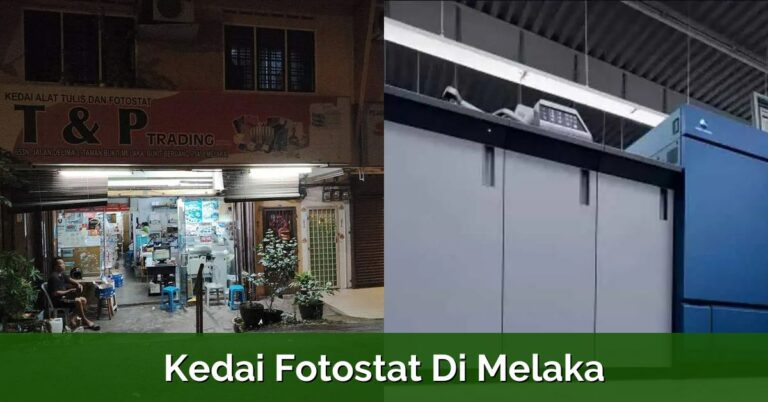 4 Kedai Fotostat Di Melaka
