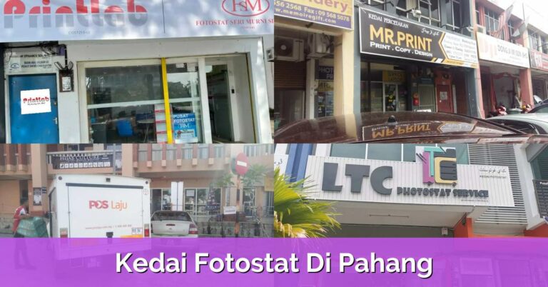 6 Kedai Fotostat Di Pahang