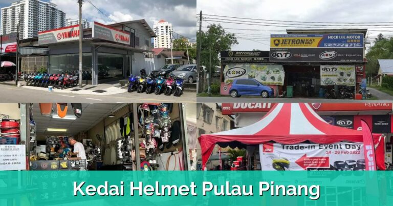 7 Kedai Helmet Pulau Pinang