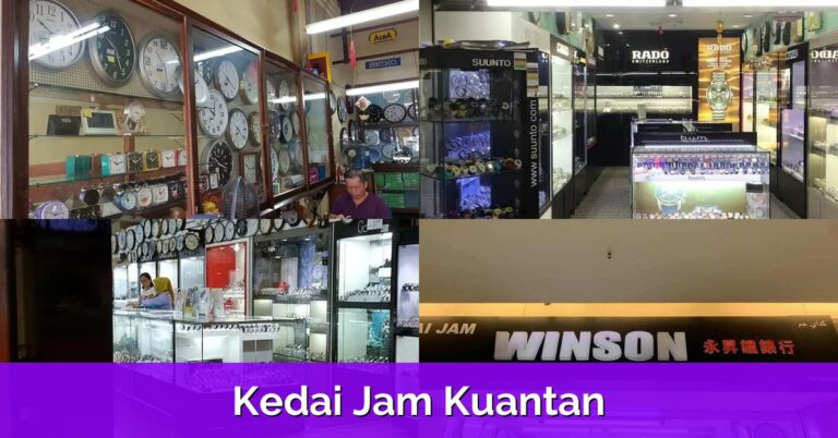 5 Kedai Jam Kuantan
