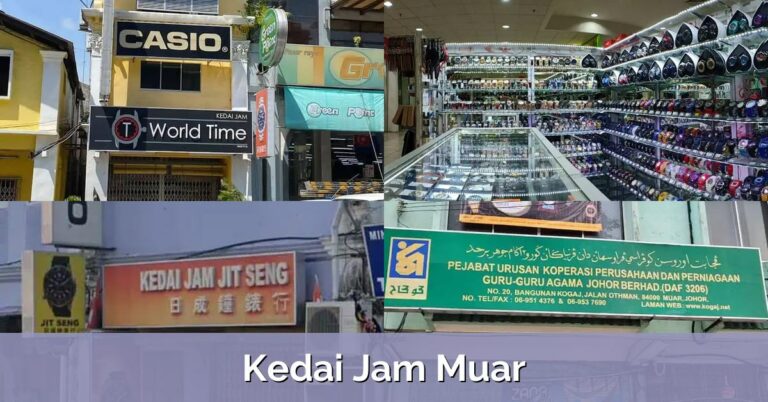 6 Kedai Jam Muar