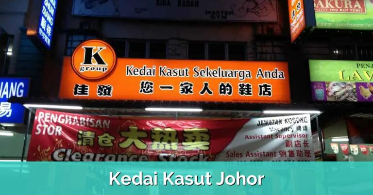 5 Kedai Kasut Johor