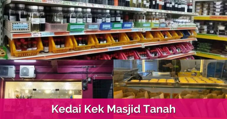 3 Kedai Kek Masjid Tanah