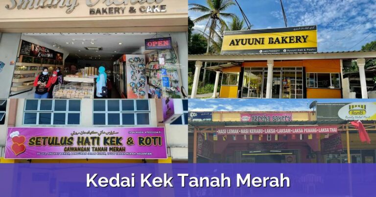 4 Kedai Kek Tanah Merah