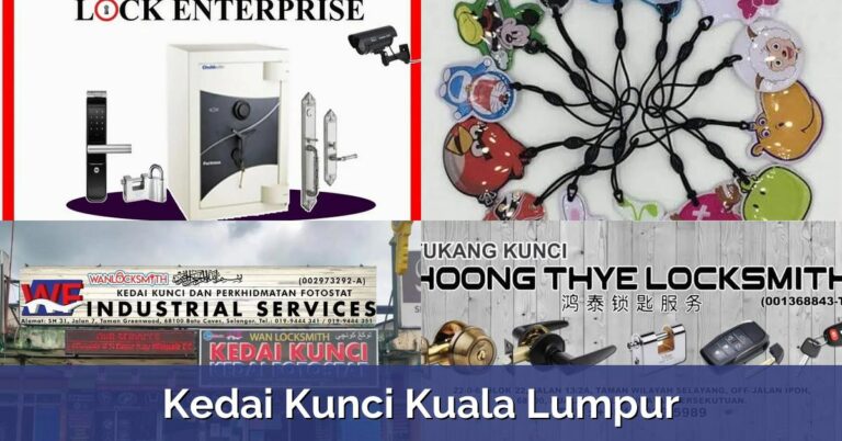10 Kedai Kunci Kuala Lumpur