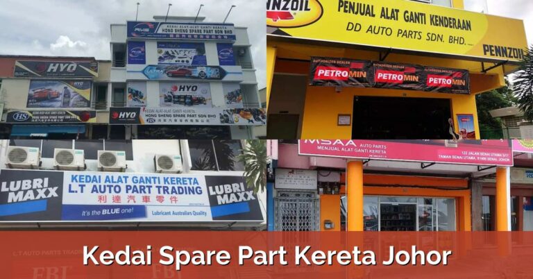 9 Kedai Spare Part Kereta Johor