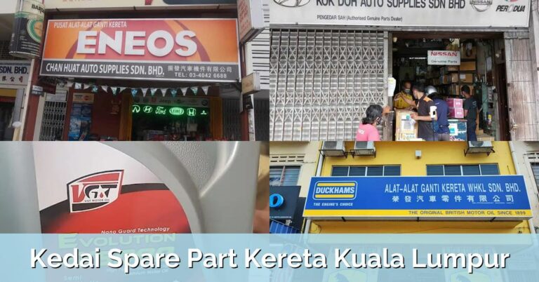 7 Kedai Spare Part Kereta Kuala Lumpur