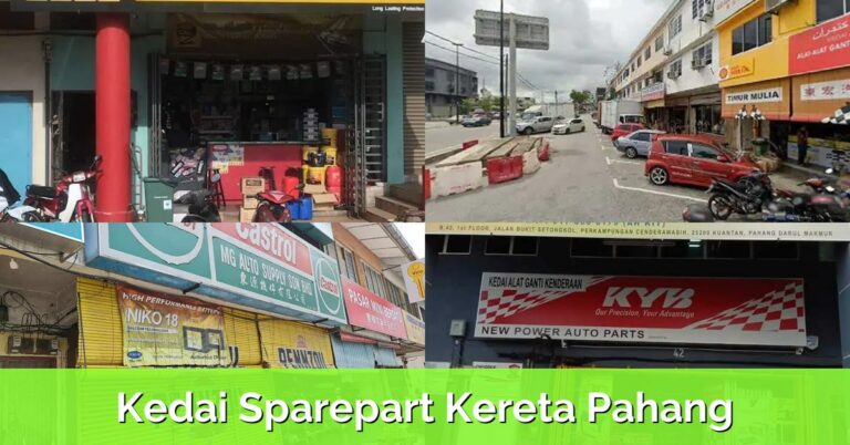 8 Kedai Sparepart Kereta Pahang