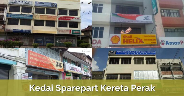 9 Kedai Sparepart Kereta Perak