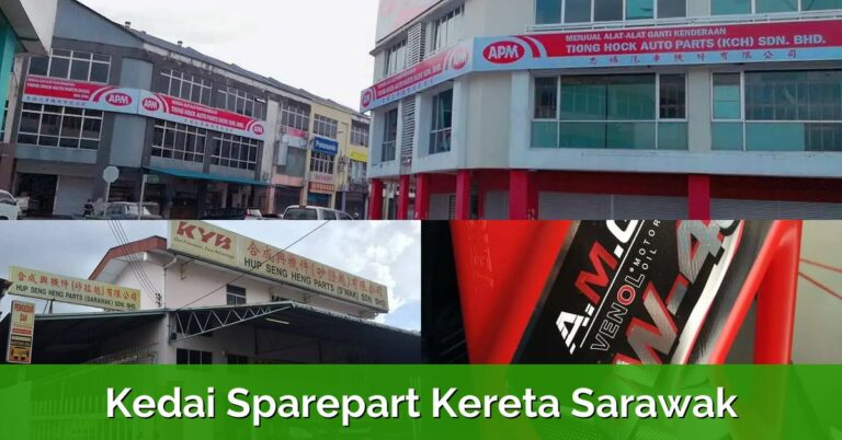 10 Kedai Sparepart Kereta Sarawak