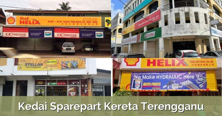 9 Kedai Sparepart Kereta Terengganu